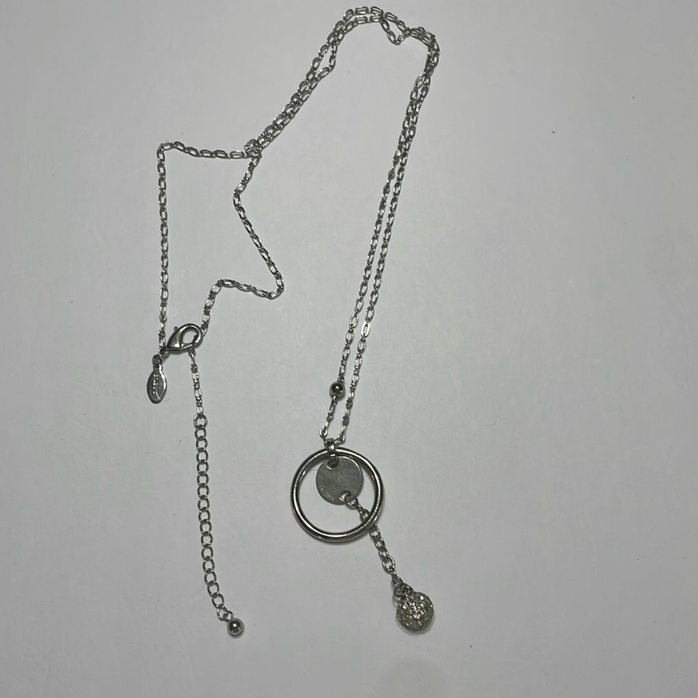 Chicos silver necklace
